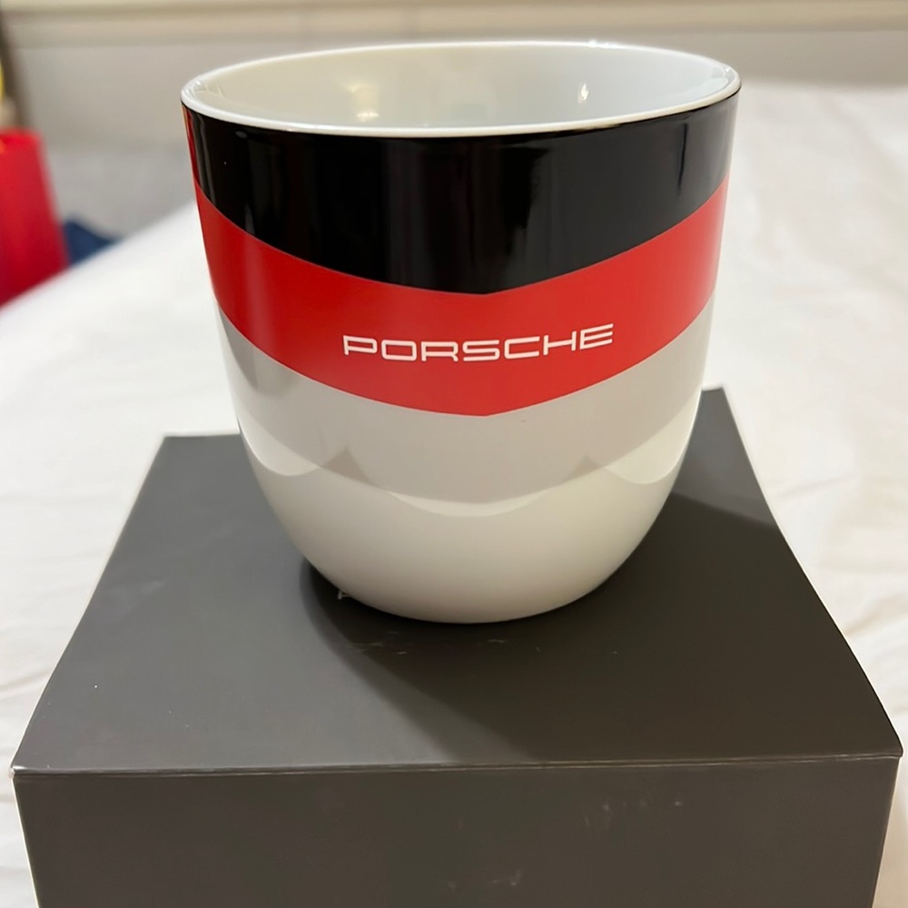 Porcelain coffee cup made in Germany Porsche brand